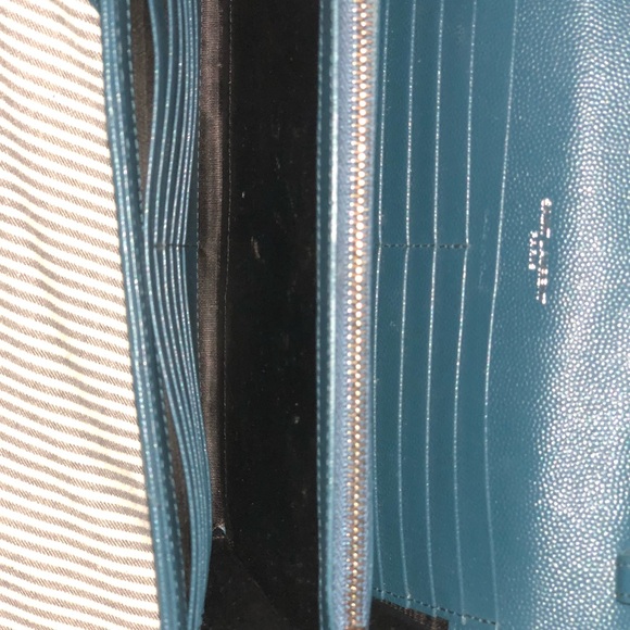 YSL Wallet/Clutch/Cross-body - Peacock/Teal - Picture 5 of 6